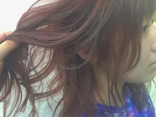 ミディアム カラー せこぐち まいのヘアスタイル