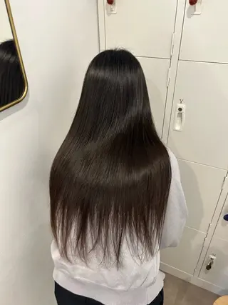 ロング オリーブ/ ナカミネアキナのヘアスタイル