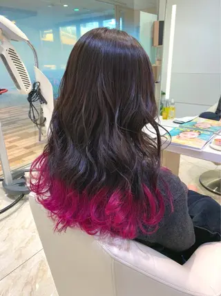 ロング カラー ボブ‪✂️ スパ🫧kurehaのヘアスタイル
