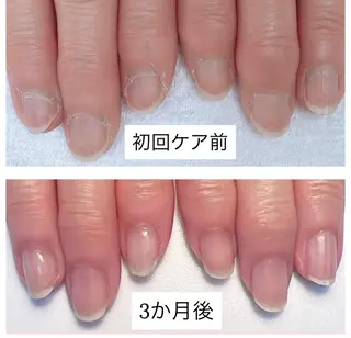 ネイル nail salon en所属・【自爪育成】nail salon enのネイルデザイン