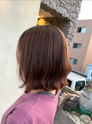 ミディアム カラー BELTA所属・松澤 亜美のヘアスタイル
