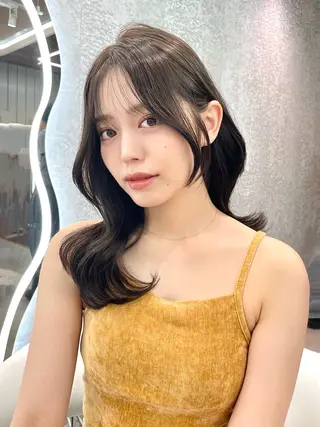 セミロング 🪽韓国ヘア髪質改善 🪽なるのヘアスタイル