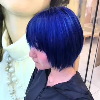 ショート カラー 店長 大方康暉のヘアスタイル