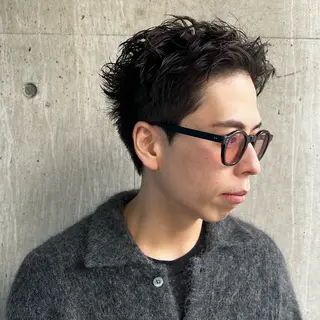 ショート メンズ 永野 正芳のヘアスタイル