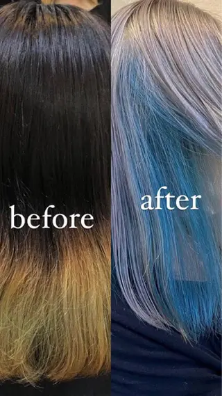 セミロング カラー カツキ/GARTE 代官山のヘアスタイル