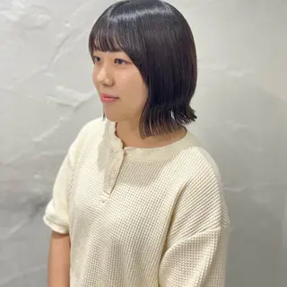 ミディアム 無料カットモデル ユナのヘアスタイル