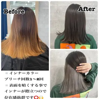 セミロング _White所属・ＳＨＩ ＺＵのヘアスタイル