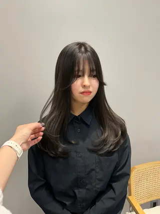ロング 🫧韓国風レイヤー カット強化‼️りりかのヘアスタイル