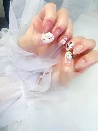 セミロング eclat.nail エクラネイルのネイルデザイン