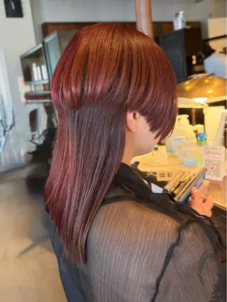 ロング カラー 相澤 茉澄のヘアスタイル