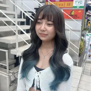 ロング カラー 🦋ブリーチ/カラー 専門Aya💖のヘアスタイル