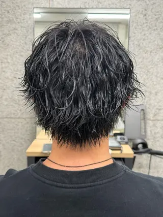パーマ メンズ WERULE pivot cross店所属・髪質改善/岡崎 亮のヘアスタイル