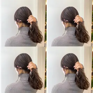 セミロング カラー 【カラー指名No 1✨】原田響のヘアスタイル