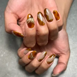 セミロング THE464 the464のネイルデザイン