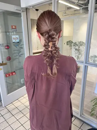 ロング ヘアアレンジ ♡manami ♡のヘアスタイル