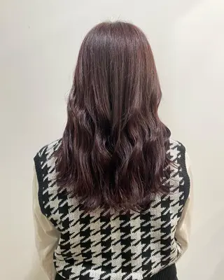 セミロング つじ みさきのヘアスタイル