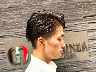ミディアム メンズ HIRO GINZA 池袋東口店所属・林田 龍明のヘアスタイル