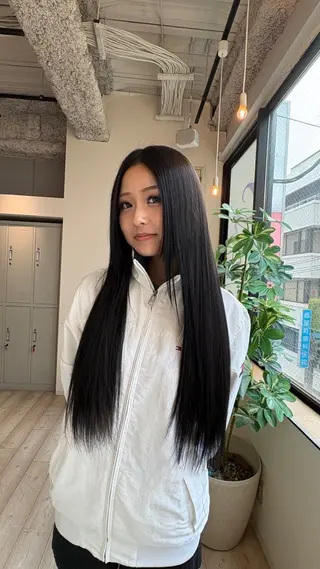 ロング カラー ひなの/透明感 カラー/レイヤーのヘアスタイル