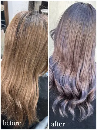 ロング エクステ💕カラー エリア最安値💕のヘアスタイル