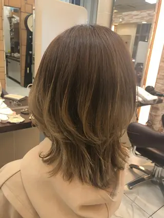 ミディアム 垢抜け透明感カラー 🌻篠崎梓🌻のヘアスタイル