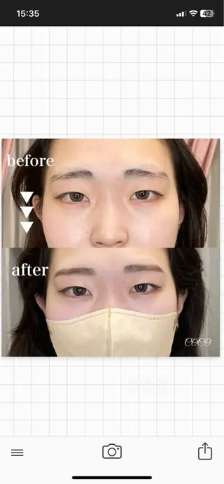 アイブロウ eyebrow&eyelash COCO所属・salon COCOのマツエク・マツパデザイン