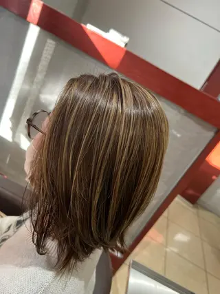 セミロング 坂本 優輝のヘアスタイル