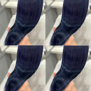 ロング カラー パーマ 髪質改善×矯正🫧 韓国ヘアasamiのヘアスタイル