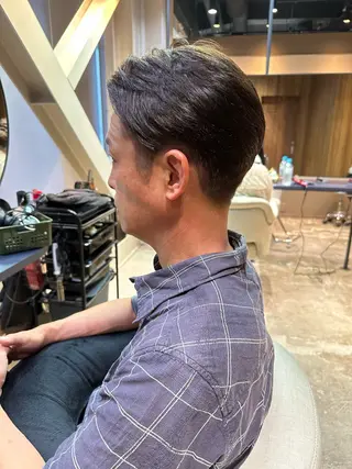 カラー メンズ もりやま ゆきのヘアスタイル