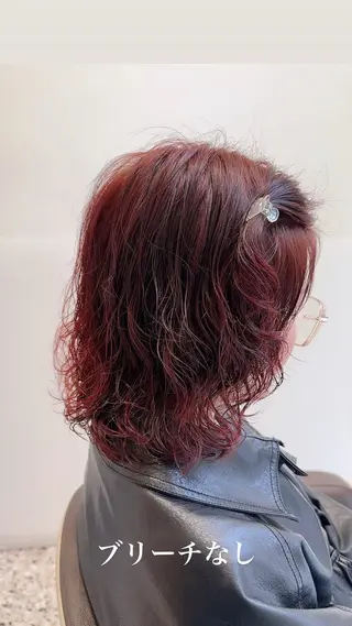 カラー カラースペシャリスト ・齊藤 羽瑠輝のヘアスタイル