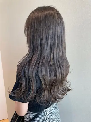 ロング カラー gotoday　shaire　saron所属・miu. ボブ/透け感カラーのヘアスタイル