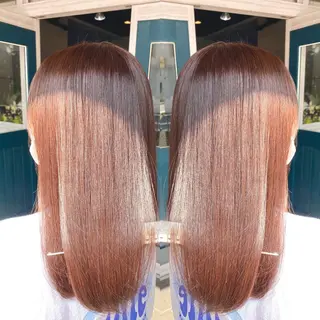 セミロング カラー 野呂 隼人のヘアスタイル