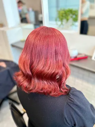 セミロング カラー GaKu/ハイトーン /ブリーチ/ブロンドのヘアスタイル