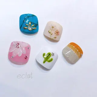 ネイル センター南 eclatのネイルデザイン