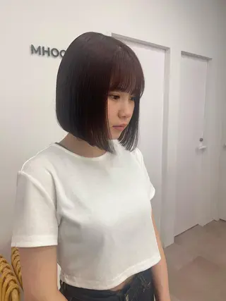 ショート ✨ブリーチ/顔周り レイヤー¦YUKA✨のヘアスタイル