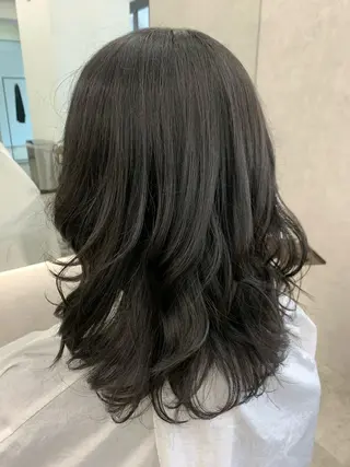 ミディアム カラー KANGOL SALON　富山 セントラル所属・清水 理恵子のヘアスタイル