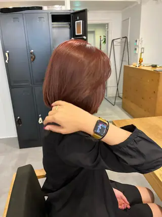 ショート SALT WATER所属・南堀江ハイトーン ×カットMIKU🍒のヘアスタイル