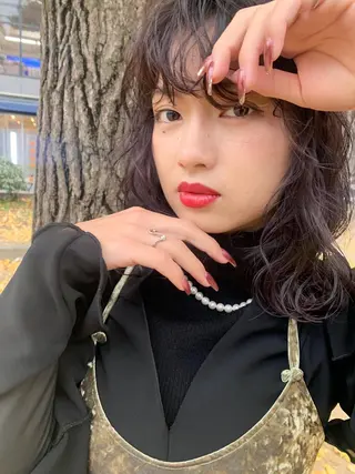 ミディアム カラー kimika🥑 メンズ/髪質改善のヘアスタイル