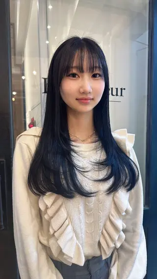 ロング La bonheur hair reve 池袋店所属・🐈‍⬛ マナカ🐈‍⬛のヘアスタイル