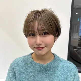 ショート けいし🐬ボブ 美髪縮毛矯正のヘアスタイル