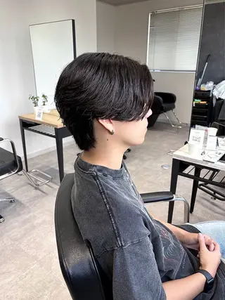 ミディアム パーマ メンズ 浜松/メンズサロン/ Yuna🐈‍⬛🫧のヘアスタイル