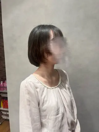 ショート パーマ VISAGE maison所属・木村 真奈のヘアスタイル