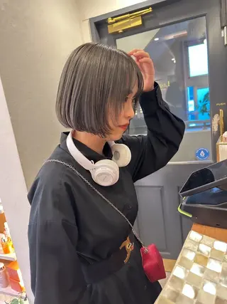 ミディアム レイヤーカット/艶カ ラー/chihiroのヘアスタイル