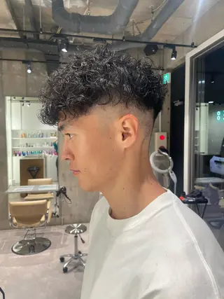 ショート パーマ メンズ iLi🫧kim ryongna🦋のヘアスタイル