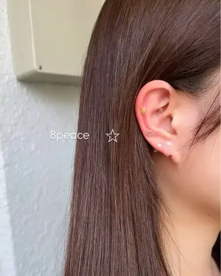 セミロング カラー ハッシュカット🐈 韓国レイヤー/ののかのヘアスタイル