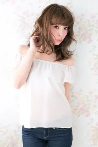 セミロング 島田 竜輔のヘアスタイル