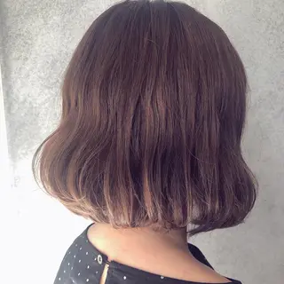 ミディアム カラー 櫻井 未悠のヘアスタイル