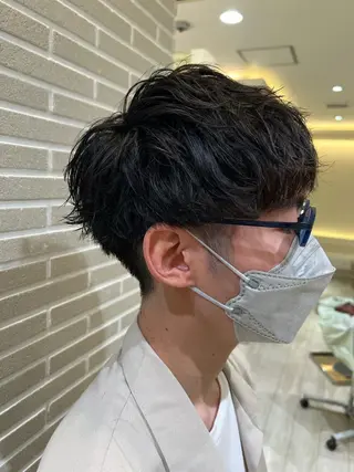 パーマ メンズ 赤本悠斗波巻きパーマ メンズパーマのヘアスタイル