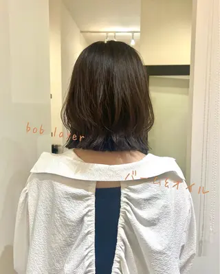 ショート カラー しおり/パーマ/ newi町田のヘアスタイル