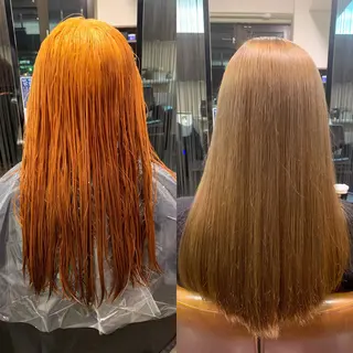 ロング カラー ヘアアレンジ 🌿‬ ܸAir 透明感🌱西村知佳のヘアスタイル