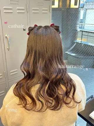 ヘアアレンジ ダブルカラー🎀 / 髪質改善🪞✨/伽音のヘアスタイル